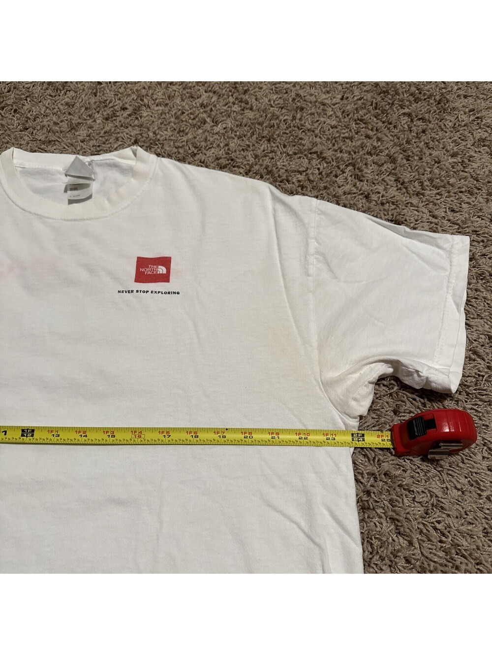 VINTAGE North Face T Shirt Large White Climbing Graphic Tee Kangshung Everest - Picture 11 of 16